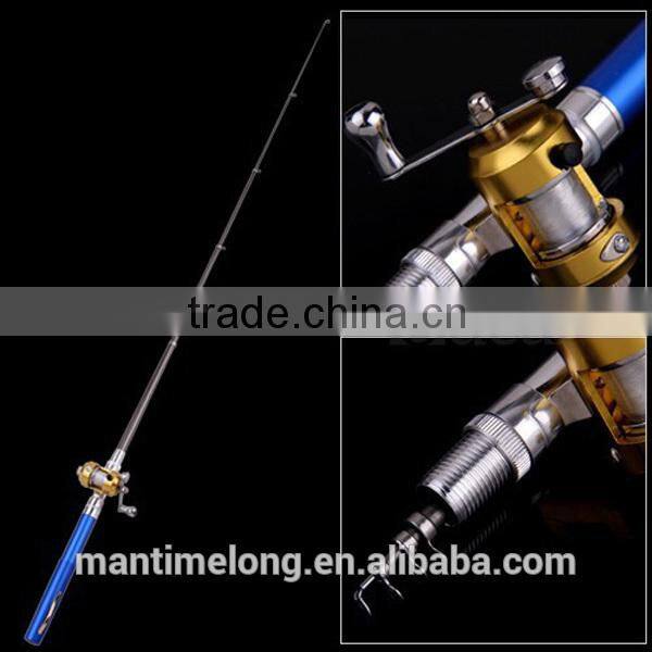 mini fishing rod telescopic fishing rod with fishing reel