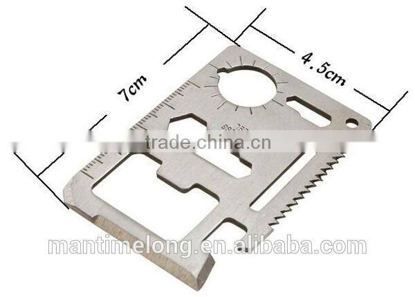Wholesale stainless steel tool card card tool credit card multi tool