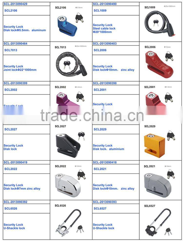SCL-2013090399 Motorcycle Wheel Security Disc Lock for Sale