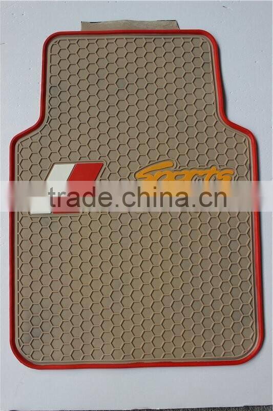 Popular auto parts of latex universal car mat manufacturer