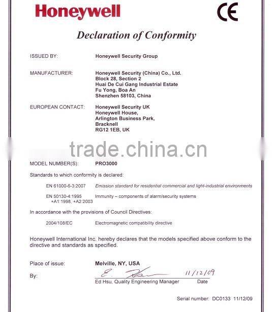 PRO3000 Honeywell Access Control with Embedded web server Function