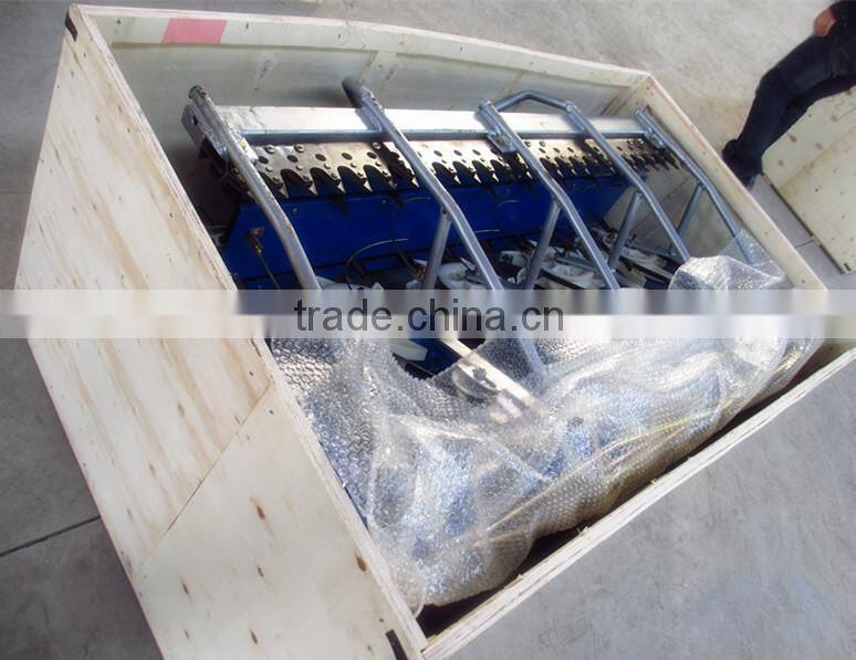 Mini Self-walking 4 lines diesel hay harvester