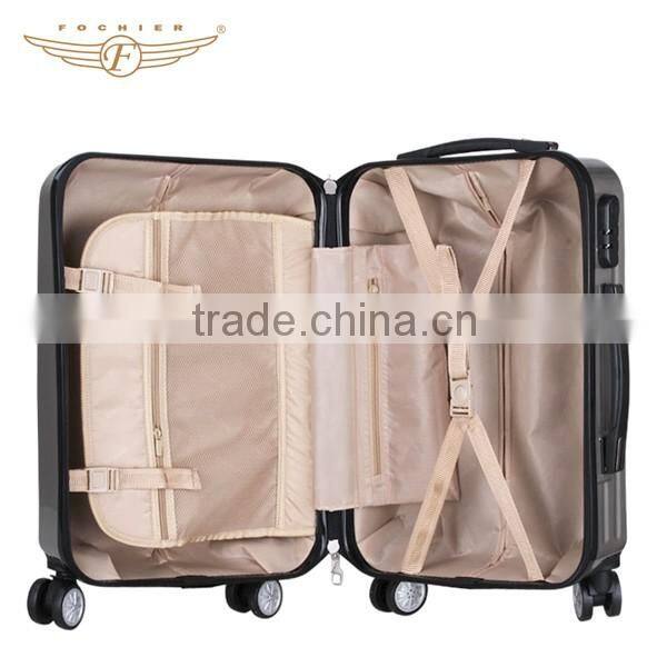 Hard Shell Fashion Travel Polycarbonate Polo Luggage Trolley Bags