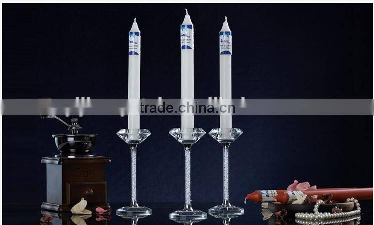 diamond shape crystal candle holder/tealight holder