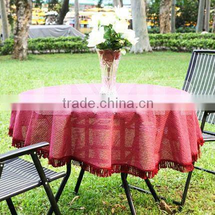 outdoor PVC table cover,rustic garden tablecloth