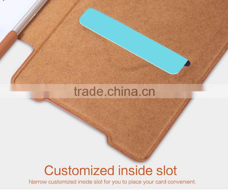 Nillkin new arrived classic stylish leather case For Sony xperia z5
