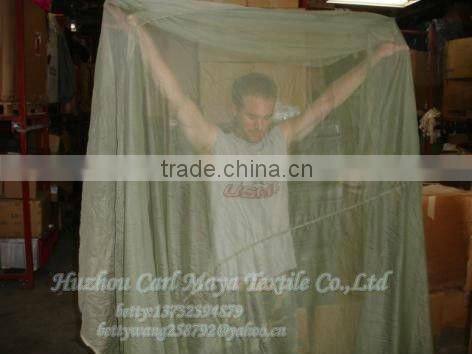 insecticide treated army/military mosquito net green army travel mosquito bed net