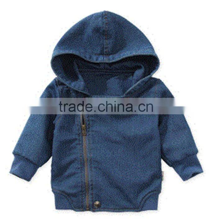 2016 baby boys new style cotton jerans warm jacket windproof