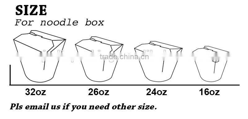 1000ml paper money box disposable box food box