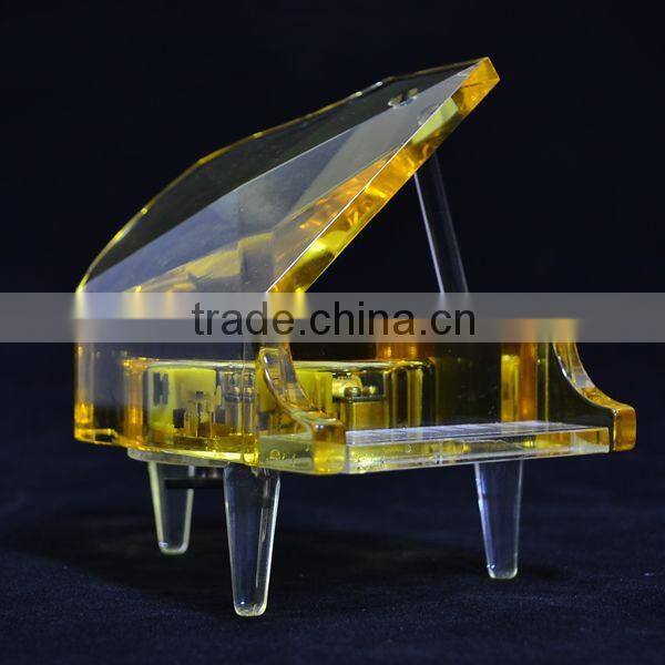 crystal music box with high-end crystal music box carousel