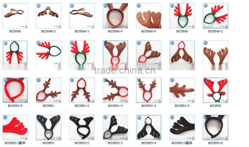 Wholesale Cheap Children Cute Antler Father Christmas Headband