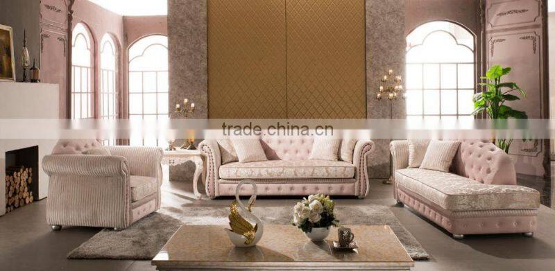 Italian New Classic Fabric Chesterfield Sofa AL153