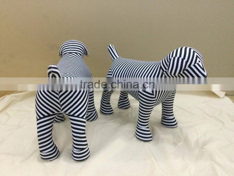 Display dog fabric dog wholesalers display dog mannequins dog mnnequin