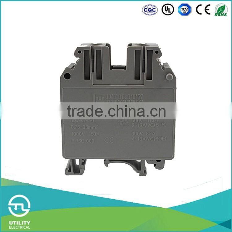 UTL Yueqing New Industrial Distribution Sealed Outer Case Screw Terminal Block 0.75-50mm 1000V