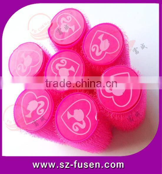 custom shape nylon hook and loop book strap