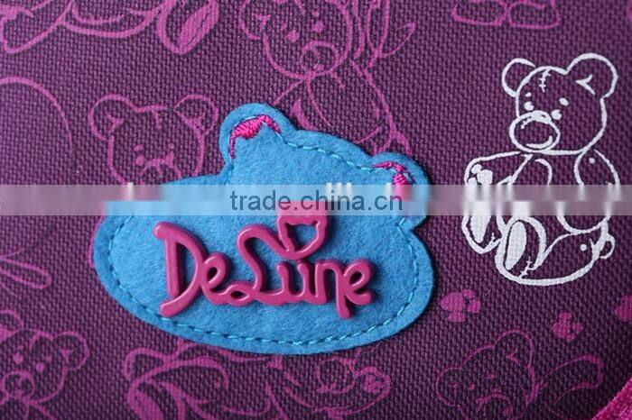 Factory price kids school bags girls cartoon school backpack
