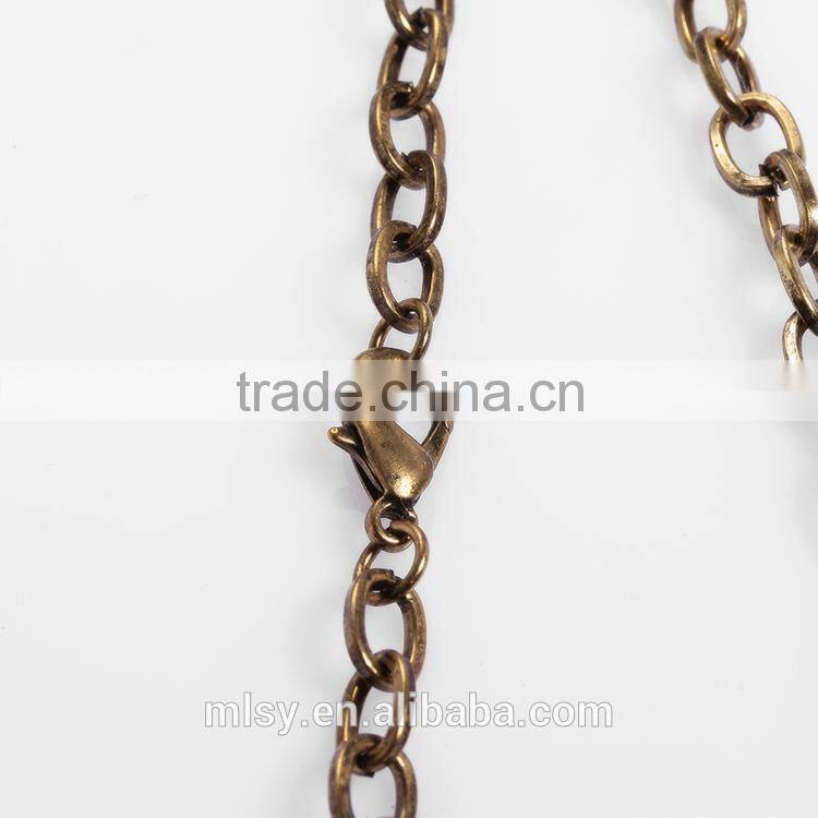 Owl metal fashion clavicle necklace ornament chain Brightness F1-80030