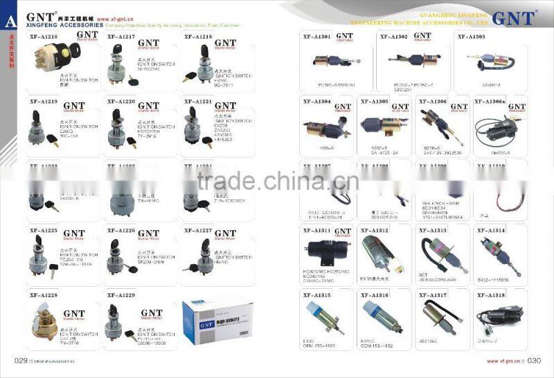 excavator parts PC350-7 3930234 Flameout switch