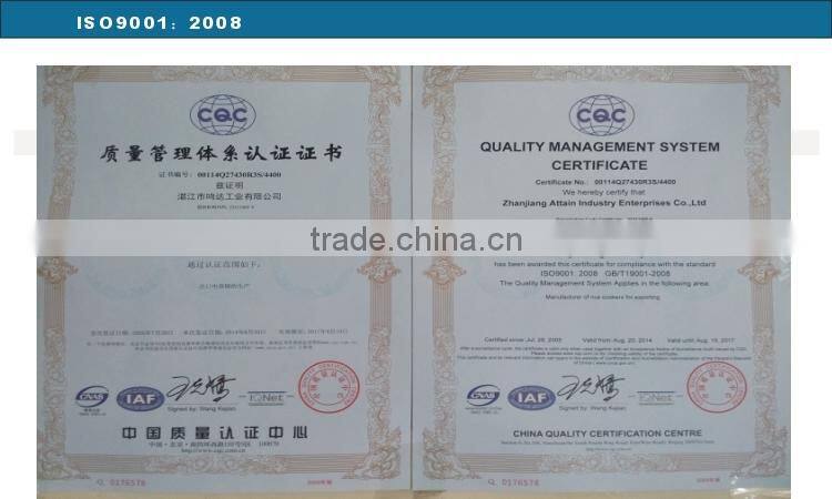 New model brown rice electric Cooker GS CE ROHS certificate in germany