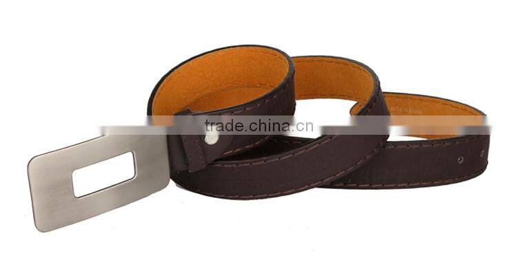 Portugal Top Selling Man Rectangle Buckle Cinto
