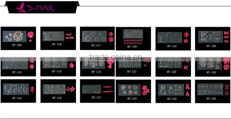 hot sell 3d acrylic nail art mold diy decoration