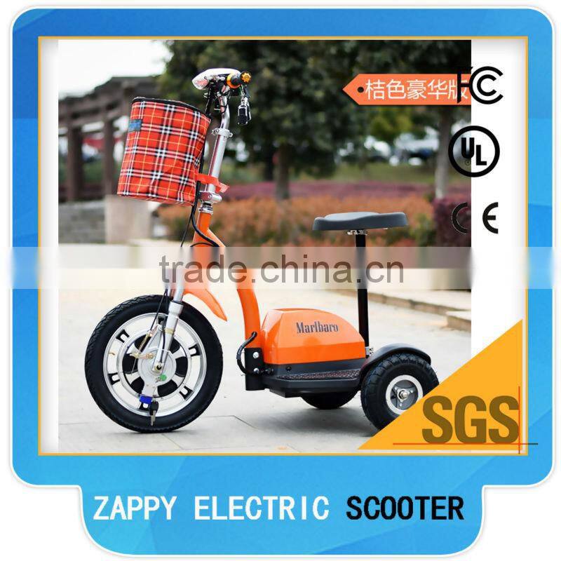350-500w three wheel electric scooter zappy 3 wheel scooter for old people