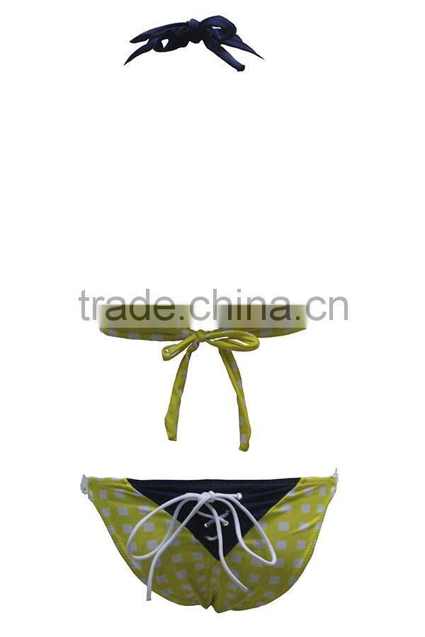 2015 hot style high quality halter bikini