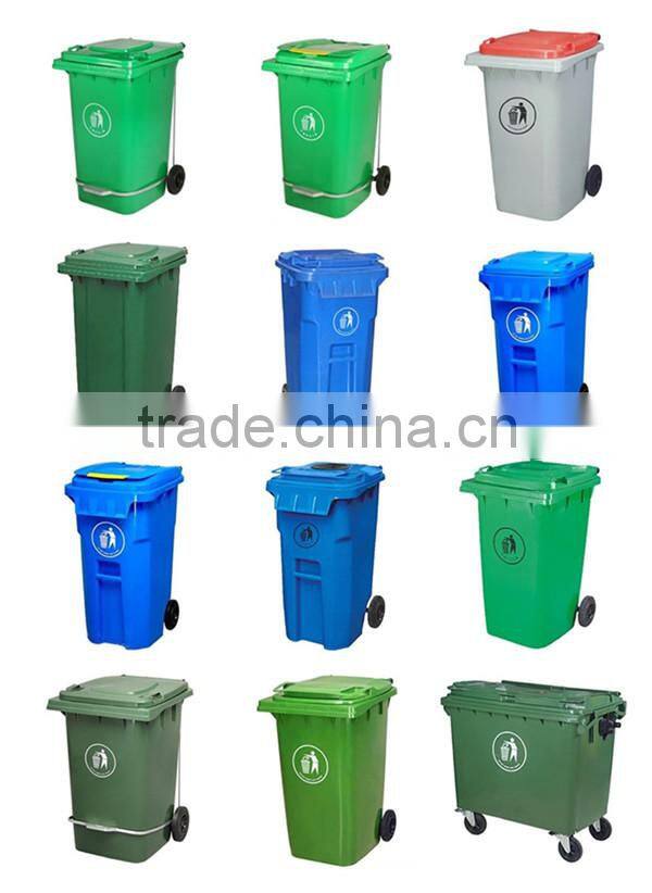 Plastic outdoor trashbin