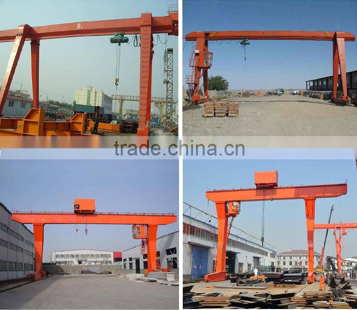 china mobile 25t single girder hoist gantry crane