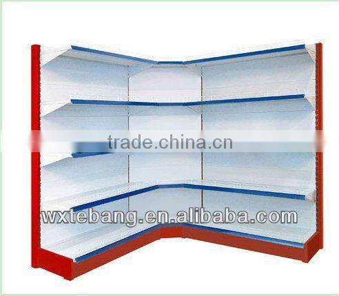 high quality commericial corner display shelfs/equipment