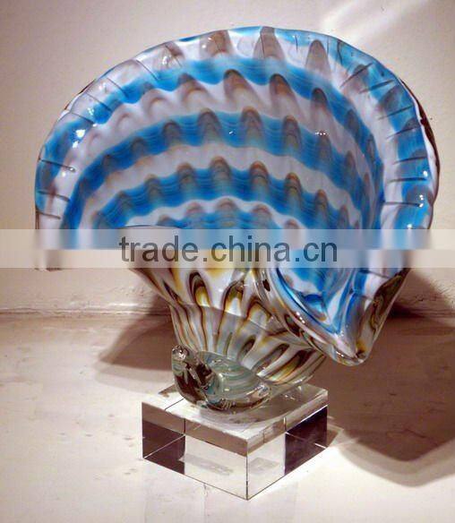 seaworld decorative glass art and art glass table decoration xo-2010012A and art glass home decoration