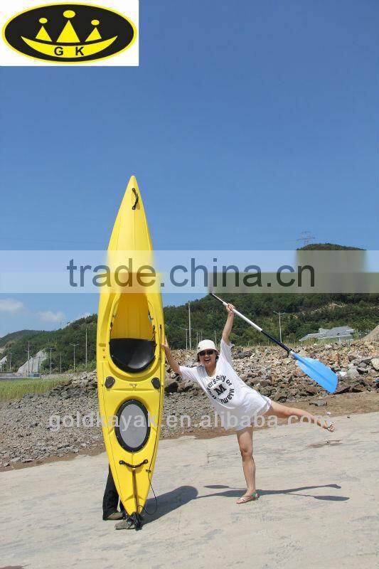 LLDPE one person sit in fishing kayak