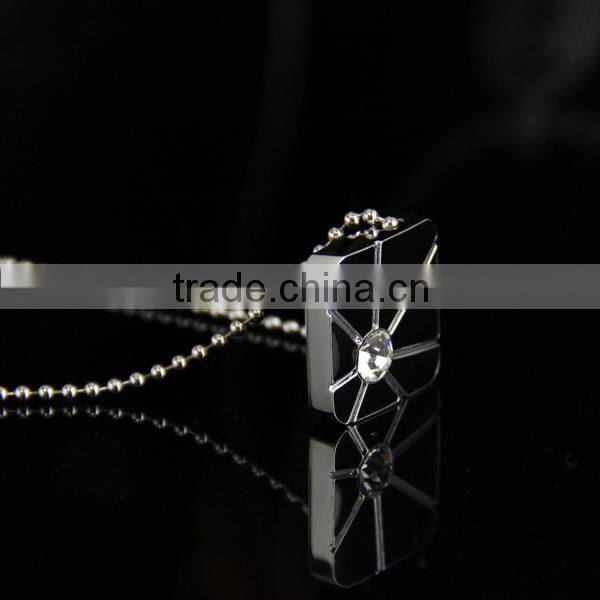 modern fashion design stainless steel pendant necklace jewelry