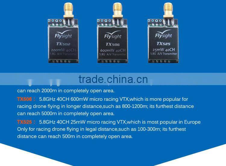 Flysight latest micro TX506 600mW 5.8ghz 40ch video transmitter