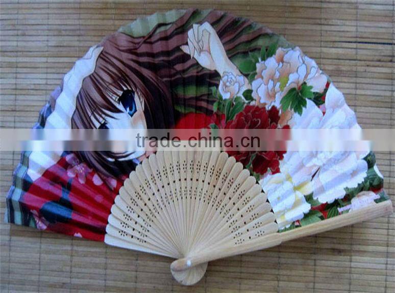 2014 high quality promotional hand held fan