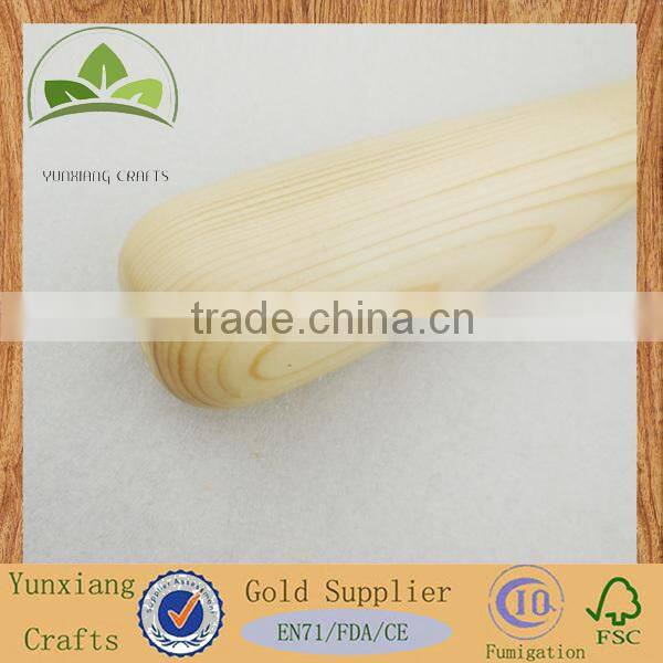 Pine wooden handle for kitchen tool , wooden part handle