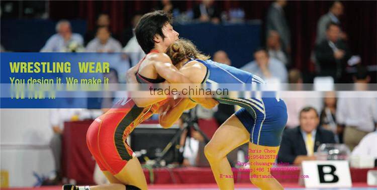 Stan Caleb custom digital printing pro wrestling wear, wrestling singlet