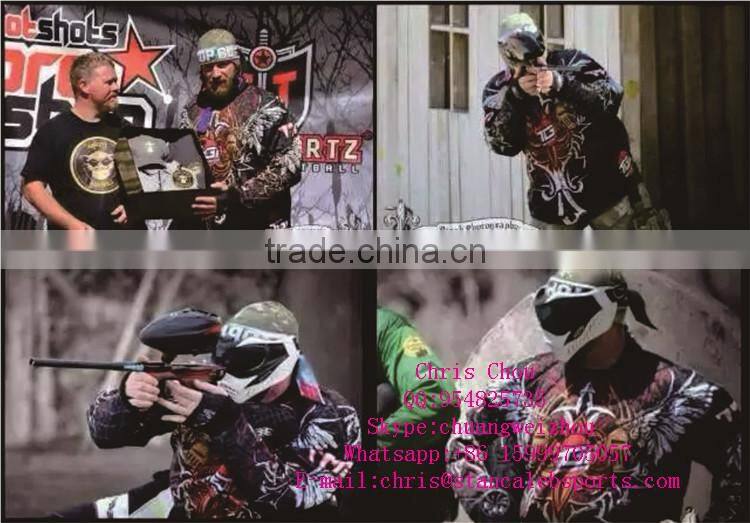 Stan Caleb Men's Paintball Jersey's Custom youth paintball jersey