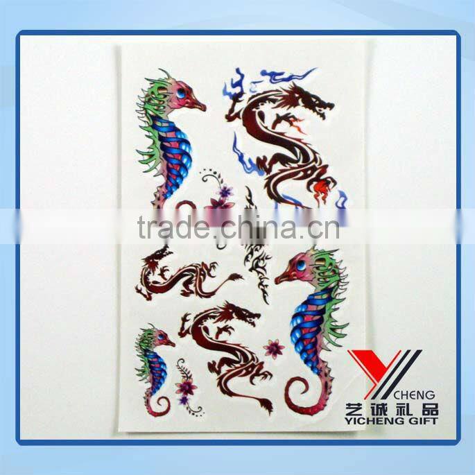 Cool body temporary tattoo for boys