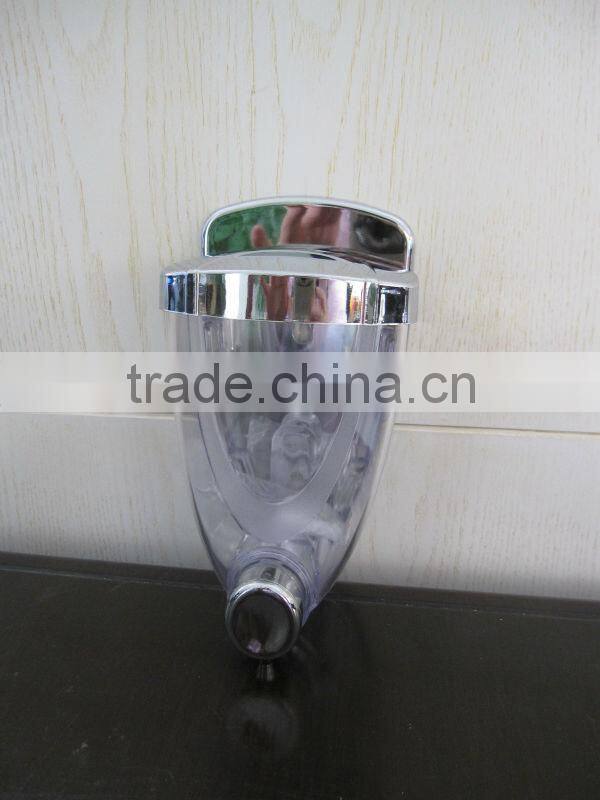 ABS Plastic chromed Hand Manual Liquid Soap Dispenser