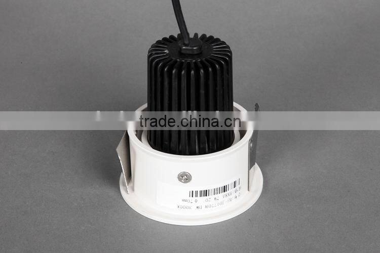6w 7w recessed cob led downlight for commercial lighting