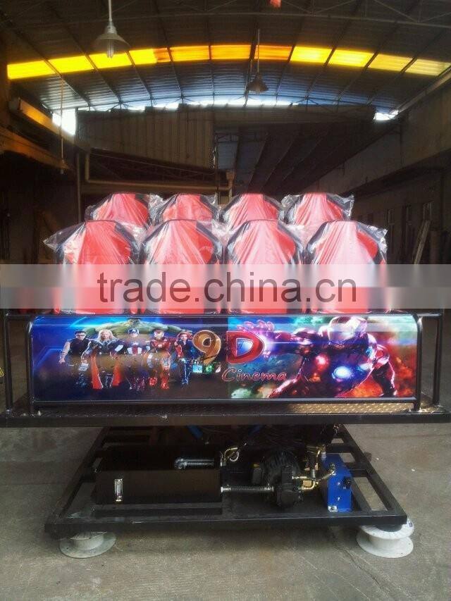 6 seats six degrees of freedom hydraulic drive 5 d 7D 9D cinema equipment