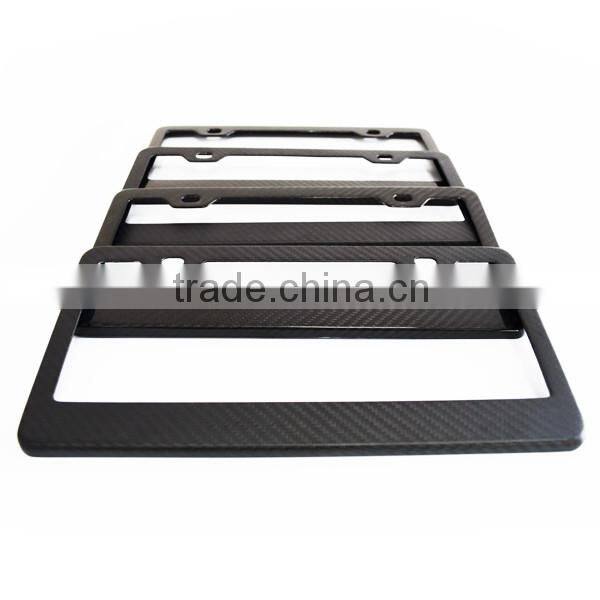 USA Car License Plate Frames,Carbon Fiber License Plate Holders