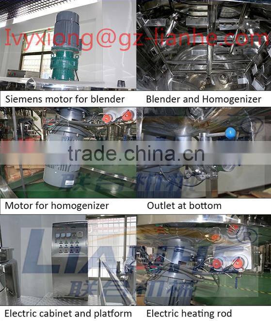 Electrticl 1000L Liquid soap /detergent/shampoo mixing tank