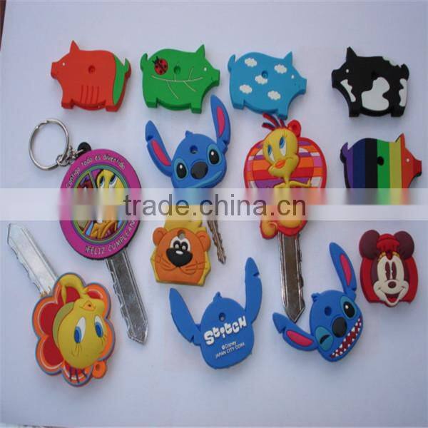 Cartoon design silicone key cap available with all sizes
