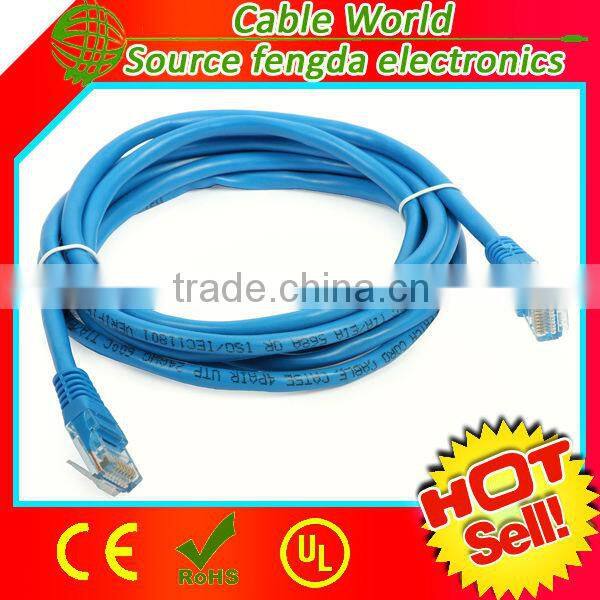 factory offer UTP cat5 cat5e CAT6 lan cable different colors available