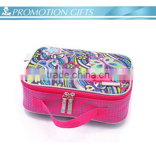 600D polyester cooler bag for food lunch box