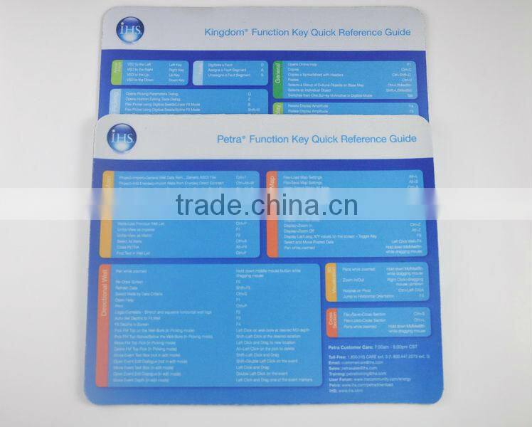 Promotion rubber fabric mouse pad , soft rubber microfiber mouse mat rubber desk mat