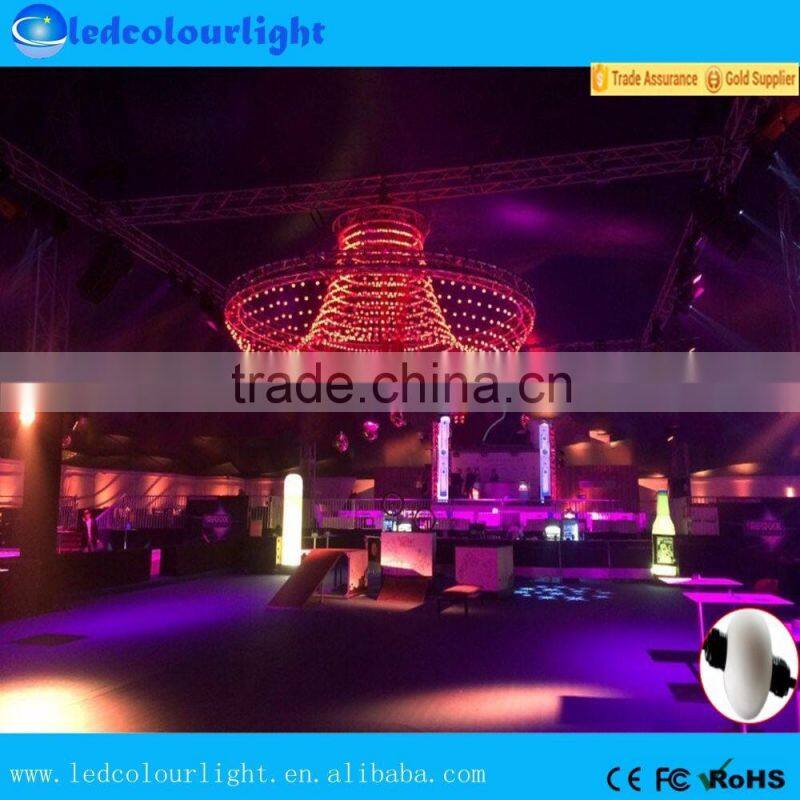 50mm solid milk nightclub stage Madrix DMX512 string pixel ball light