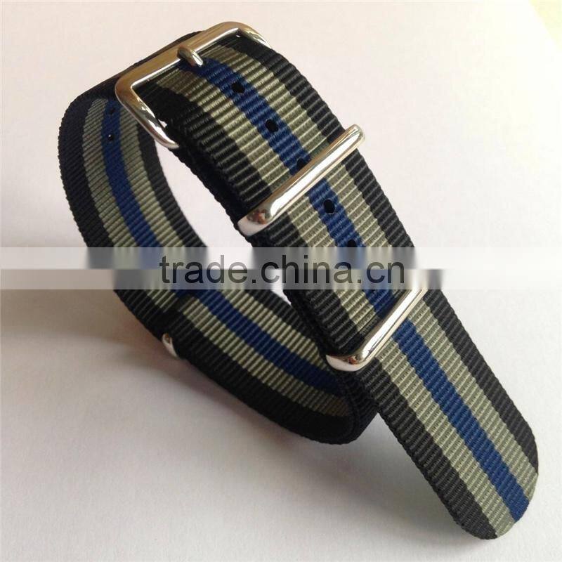One Piece Custom Printed Nylon Nato Watch Straps 22mm